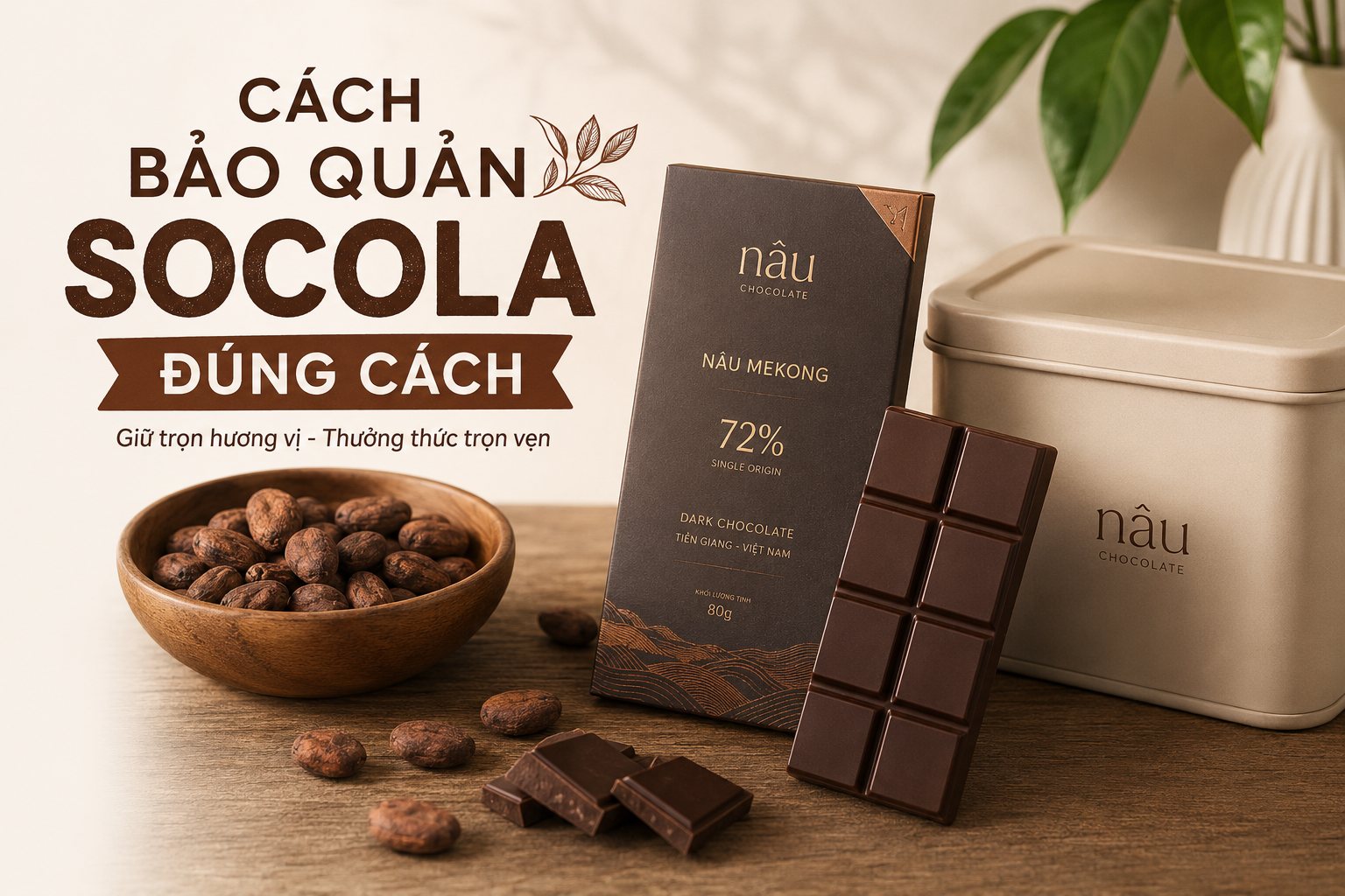 cách bảo quản socola đúng cách