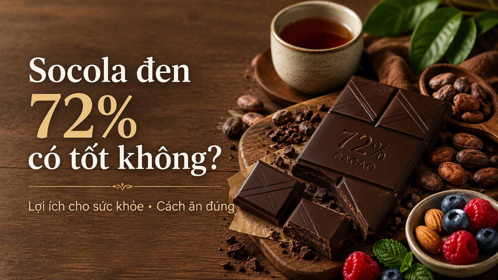 Socola Đen 72%